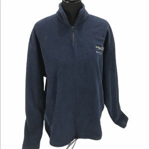 Mr. Buho Riviera Maya Mexico Fleece Sweatshirt, Navy Blue, Large